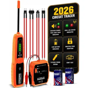 Automotive Circuit Tracer & Short Open Finder, DC 6-42V Professional Electrical Wire Tracer with Tone Generator, Diagnostic Tool for , , DIY Repair