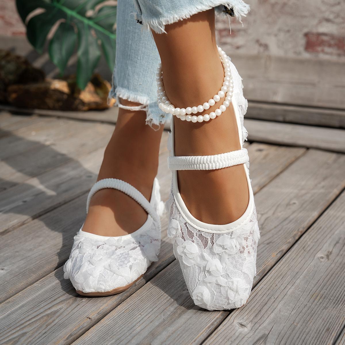 Women's Casual Square Toe Flat Shoes Comfortable Lightweight Everyday Slip On Walking Footwear with Soft Lining Non Slip Sole for Women Ladies Work Office Travel Outfits