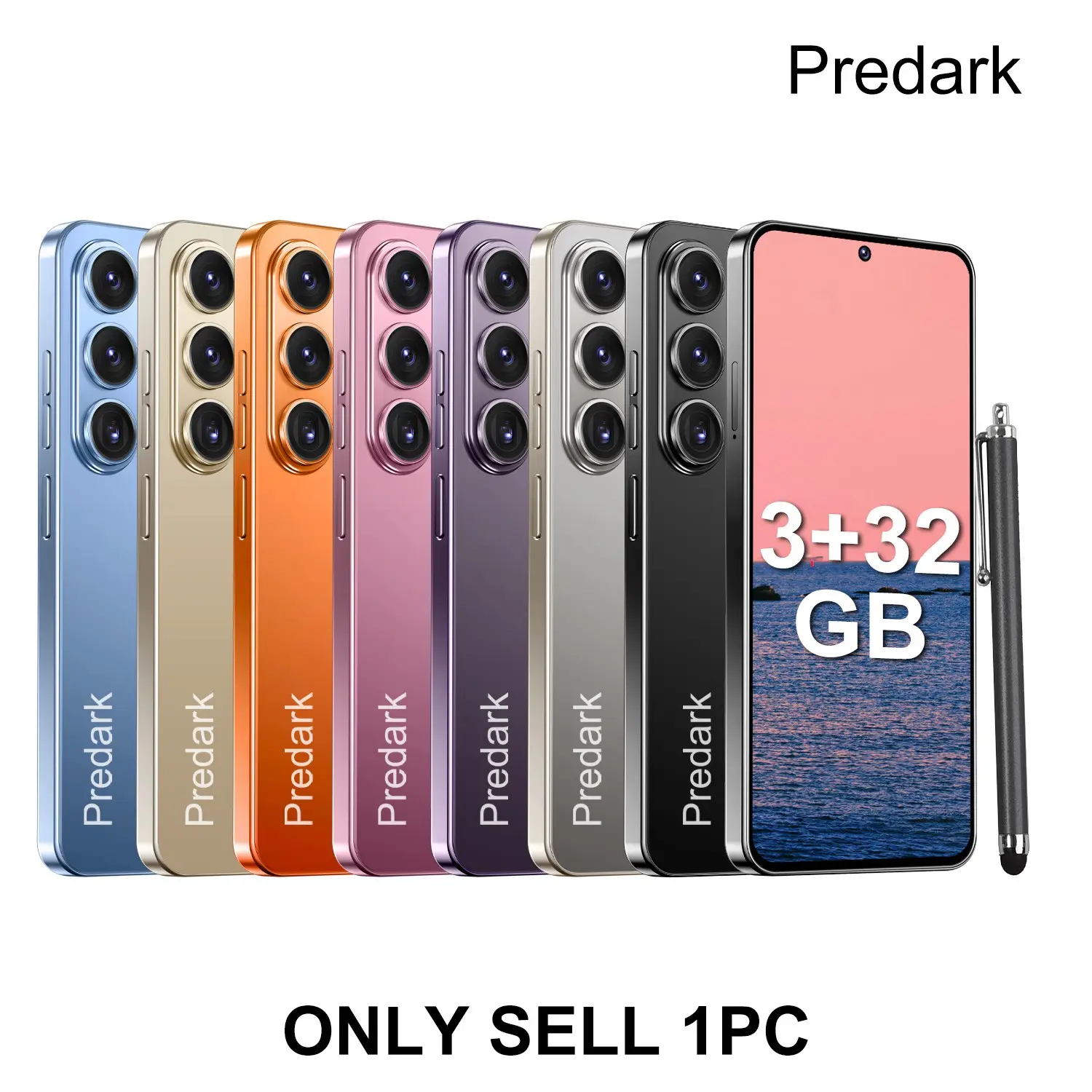 Predark S25 Max 6.56-Inch Gaming Smartphone, G85 Octa-Core, 3+32GB, Dual Camera, 3200mah Battery, Android 12, 4g Dual Sim, 720x1612 Resolution