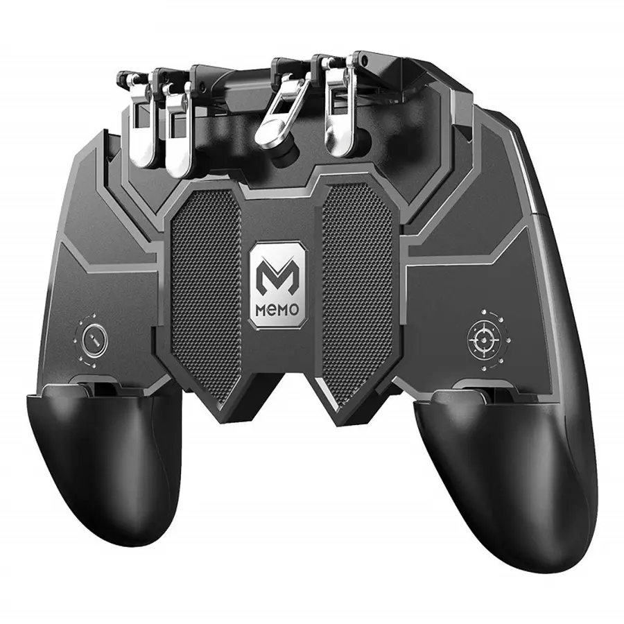 Trigger Free Fire PUBG Controller for Cell Phone Gamepad Joystick Android Mobile Game  Smartphone Command finger pads Wireless PS4 programmable macro lite console battery dual motor double vibration linear 6-axis gyroscope couch gaming effect stick wired