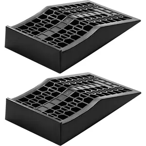 Car Ramps, 2 PCS 20000 lbs GVW Capacity, 2.6 in Lift Height, Portable Low Profile Car Service Ramps for Home Garage Maintenance & Oil Changes, Heavy Duty for Low Chassis Vehicle & Support Jack