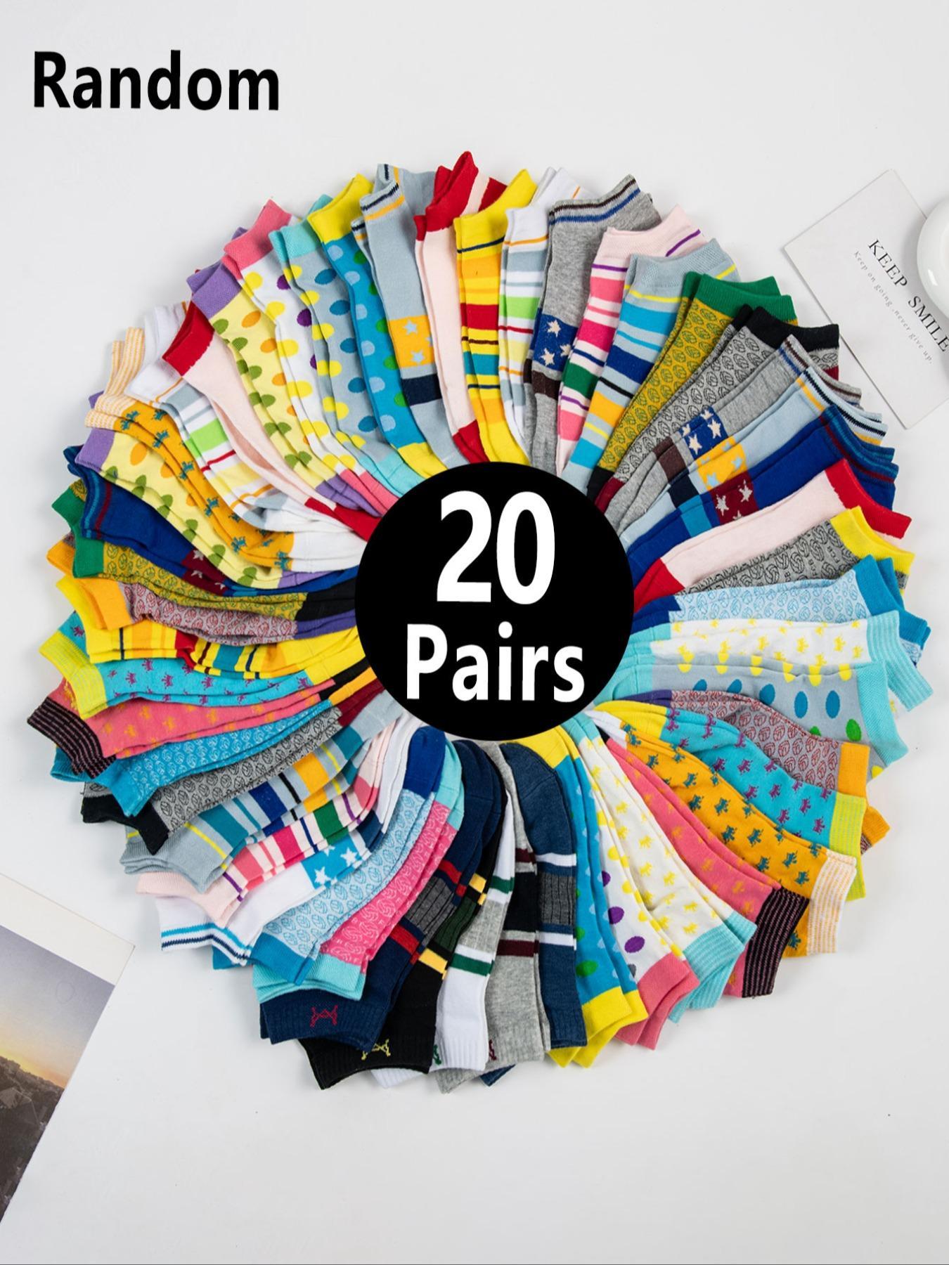 Women's Casual Basic Plain Anti-Slip Invisible Socks, Moisture Wicking Soft Breathable Socks for All Seasons, Daily Wear, Soft Comfy Socks, Women's Socks, Socks for Women