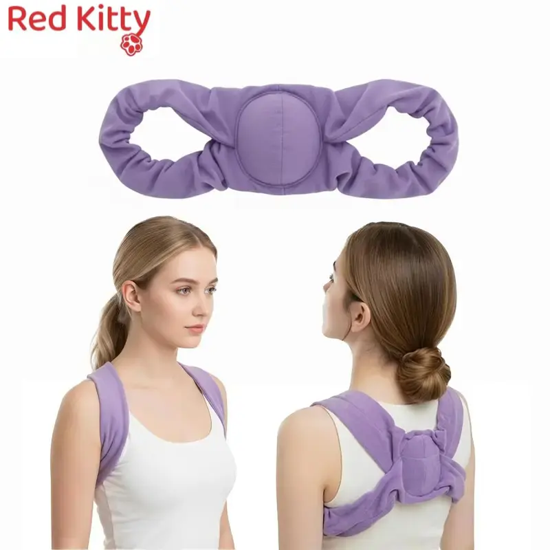 Women's Soft Posture Corrector, Low Tension Upper Back Brace and Posture Aid for Shoulder Alignment, Comfortable for Sleeping and Daily Wear, Polyester, Single, Polyester Clothes, One Size