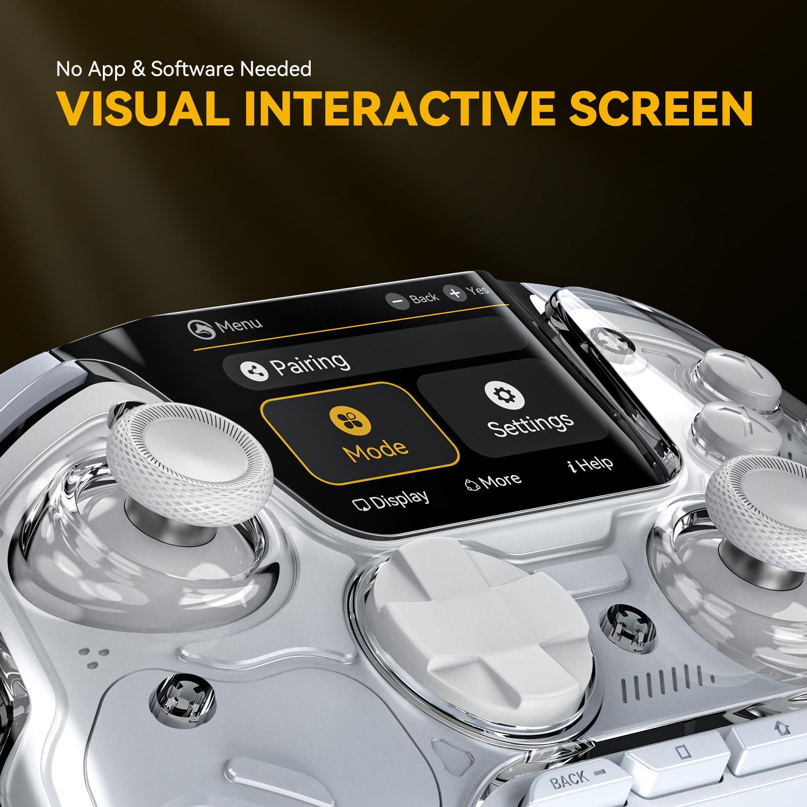 FIEHDUW NO DRIFT ManbaOne Interactive Screen Gaming Controller for PC/Switch/iOS/Android/Steam Deck, Hall Effect Stick & Trigger(Not Compatible with Xbox, PS5) FIEHDUW NO DRIFT ManbaOne Interactive Screen Gaming Controller for PC/Switch/iOS/Android/Steam Deck, Hall Effect Stick & Trigger(Not Compatible with Xbox, PS5)