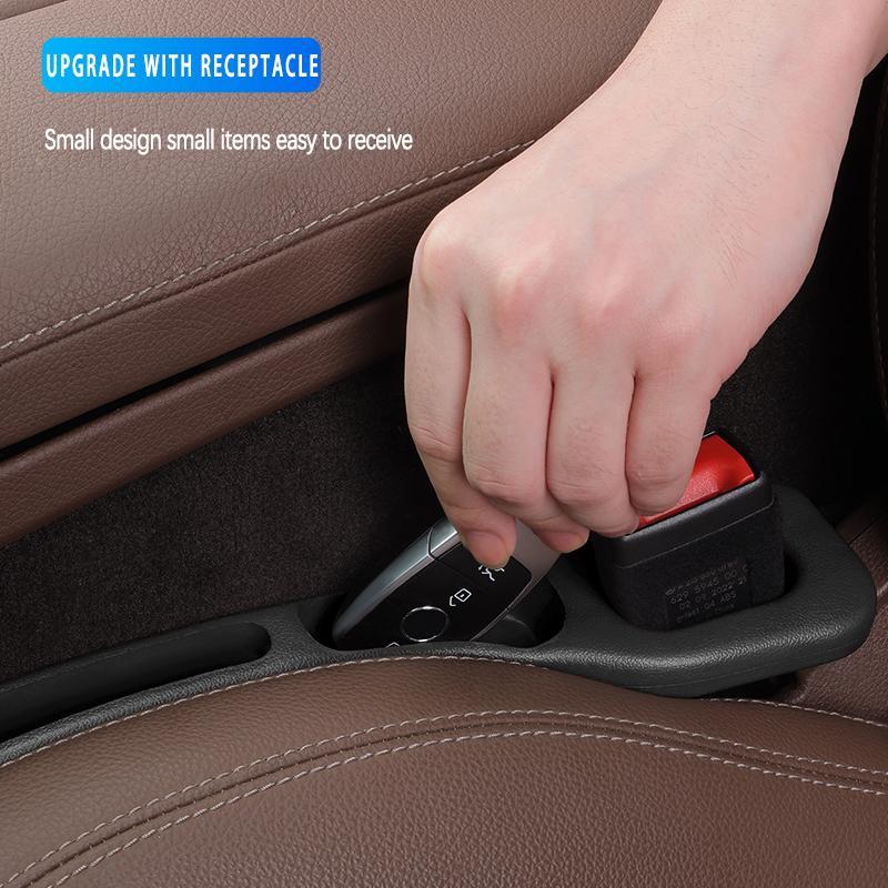 2 Counts Seat-Gap Filler, Car Interior Organizer, Anti-leak Seat-Gap Storage, Car Storage Organizers, Universal Car Interior Accessories for Stowing & Tidying, Auto Interior Organizers, Vehicle Organizer