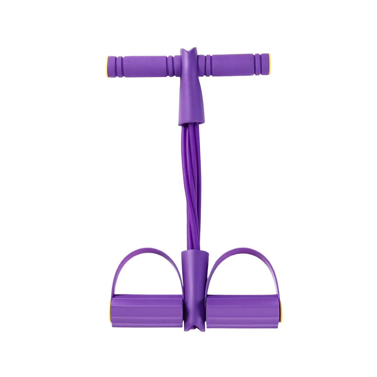 4/6/8-Tube Pedal Resistance Band Exerciser, Multi-Functional Core Muscle Trainer for Abs at Home, Bodyweight Training, Assisting Sit-Ups & Ab Training Fitness for Everyone