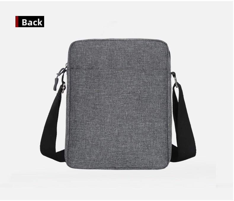 Casual Business Men Messenger Bag Version Simple Oxford Cloth Cross Body Shoulder Bag for Male Daily Use, Work, Travel Outdoors