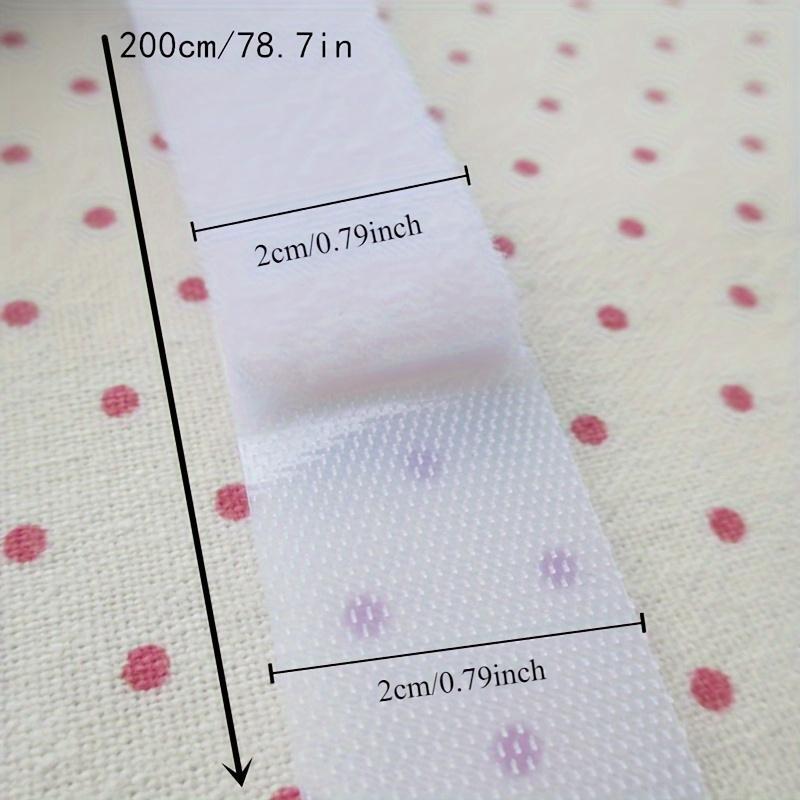 Ultra-thin & Soft Hook & Loop Fasteners, 1 Count No Adhesive Sew-on Fasteners, Strong Adhesion Fasteners for DIY Crafts and Accessories