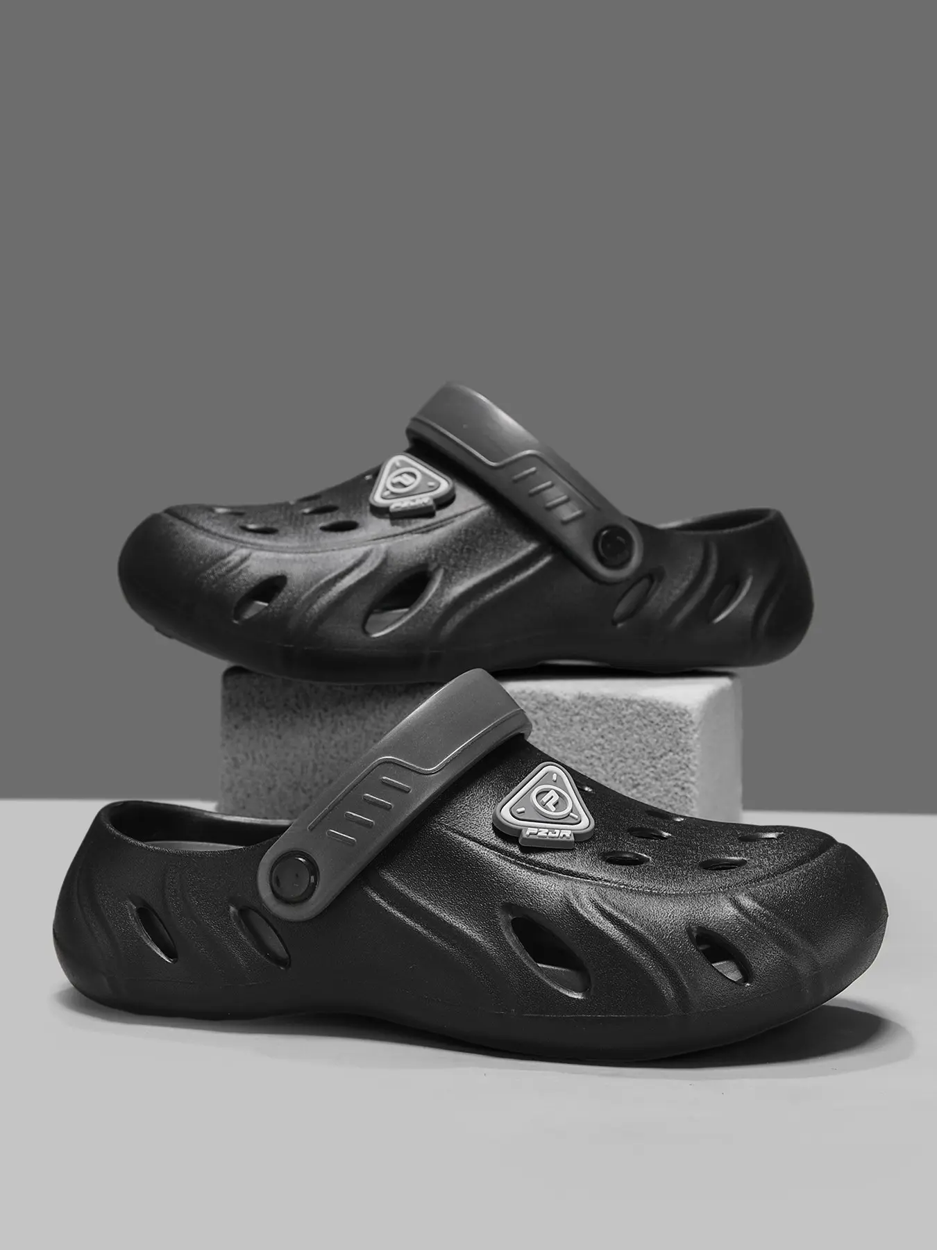 Breathable Sporty Slippers, Colorblock Design, Eva Material, Lightweight & Flexible, Ideal for Indoor/outdoor Use, Five Colors Available