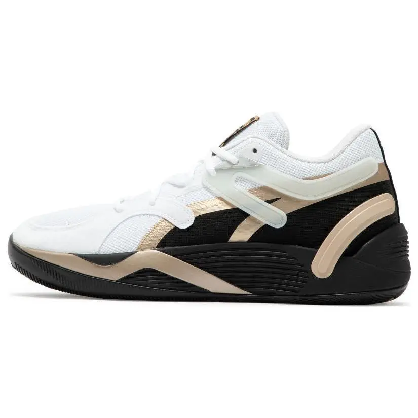 PUMA Trc Blaze Court Confidential Fashion Versatile Non-Slip Wear-Resistant Low-Top Basketball Shoes 378938-01