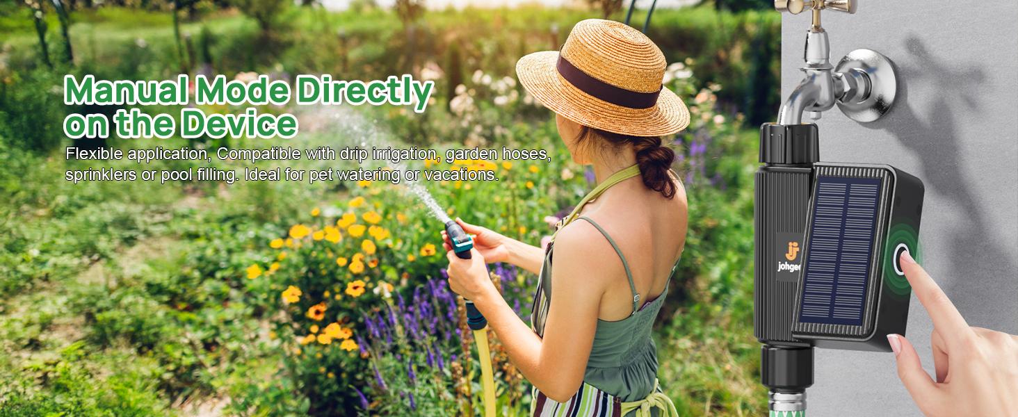 WiFi Sprinkler Timer, WiFi Timer for with Rain Delay/Manual/, Alexa & Life App, Irrigation Sprinkler Controller for Lawns Yard