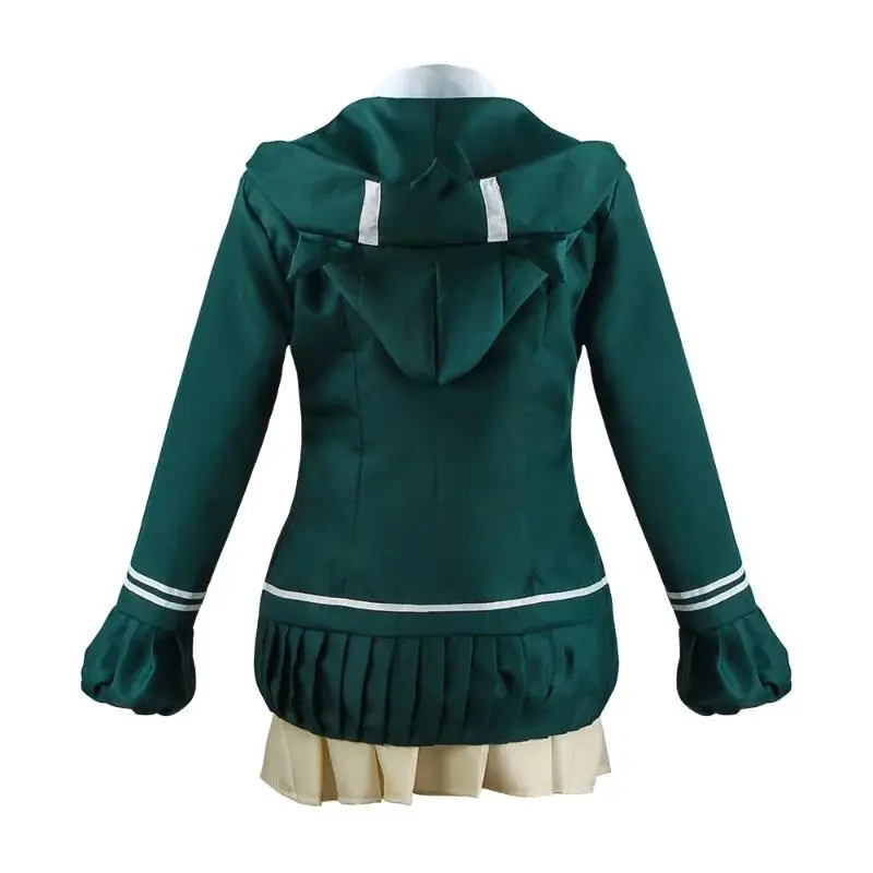 New Bullet Theory Breaking 2 Seven Seas Cosplay Anime Costume Drama Costume Female Cosplay Green JK High School Students Uniform