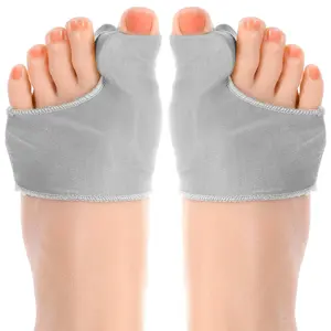 1 Pair Bunion Corrector Relief Sleeve Big Toe Separator Straighteners Breathable Bunion Correction Socks with Gel Pad Non-Slip Toe Spacer Women Men Day Night Support Hallux Valgus Guard