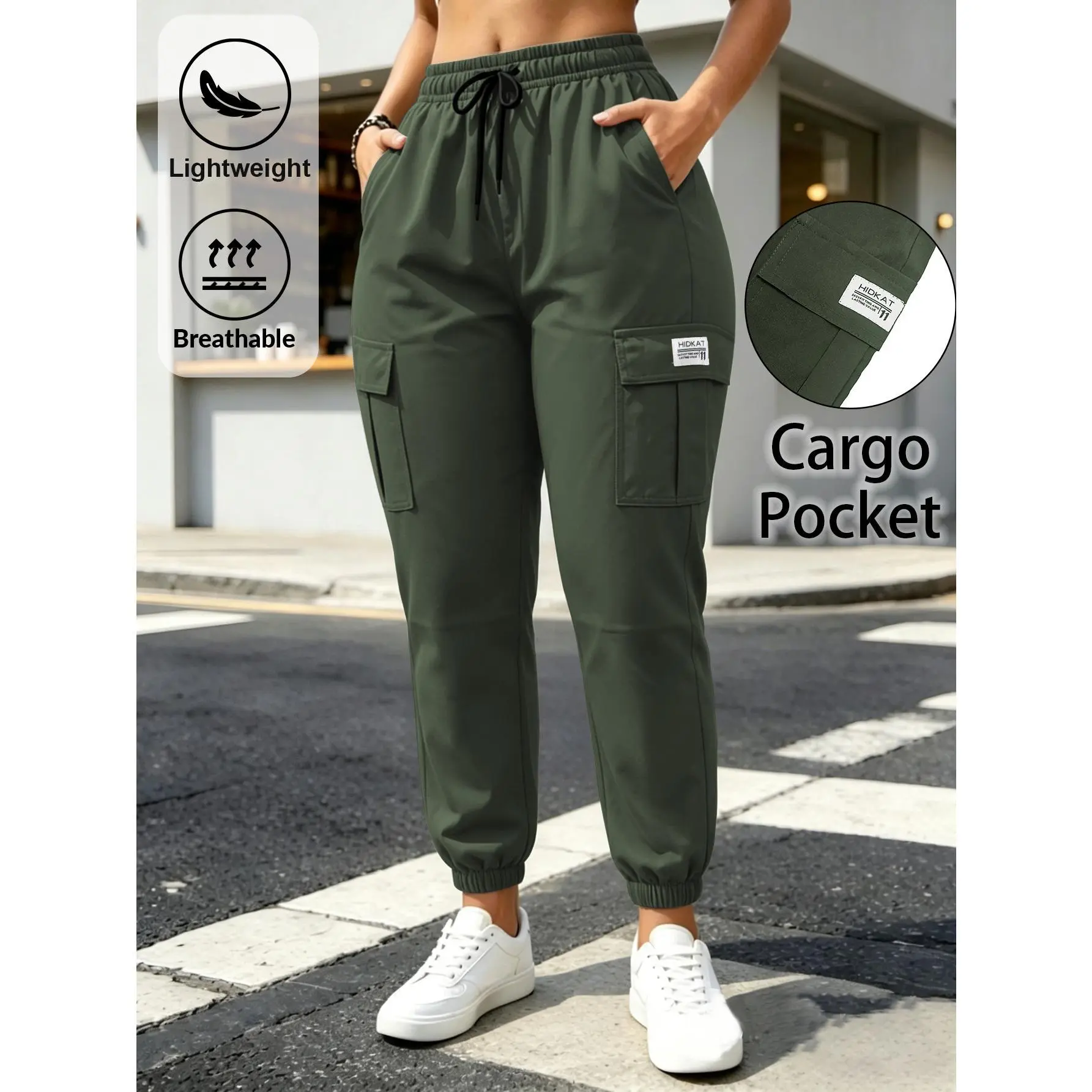 Women's Work Pants - Lightweight Universal Pants (military Grade Flip Pocket | Multi Pocket Design) | Wrinkle Resistant and Waterproof