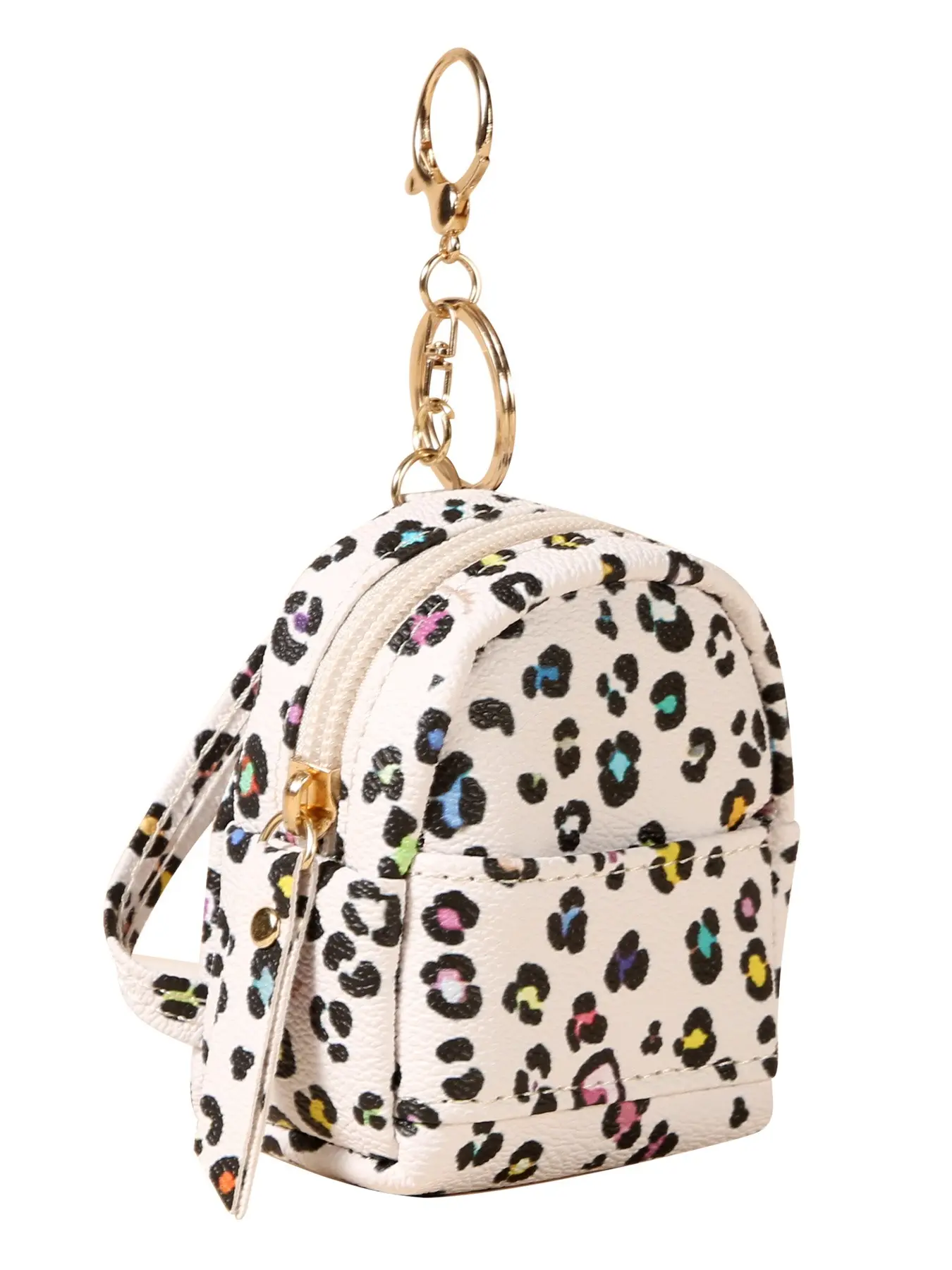 Mini Backpack Coin Purse Keychain, Keychain Accessories, Girly Keychain for Women, Tiny Zipper Bag Charm with Detachable Lobster Clasp Key Ring, Mini Wallet for Coins, Earbuds & Jewelry, Decor Pendant to Hang on Handbags, Ornament for Bag