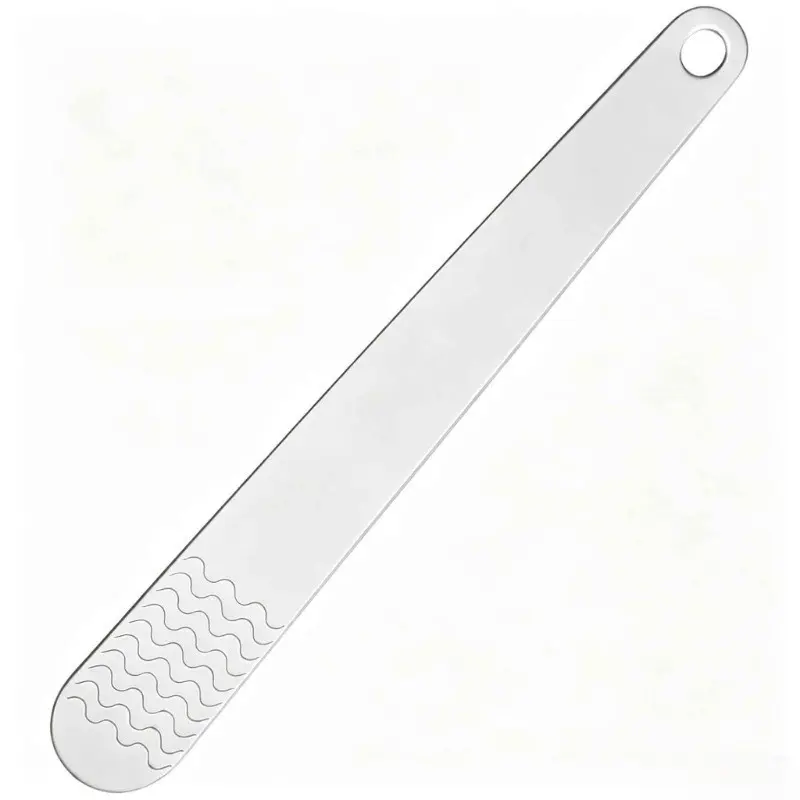 1/2Pcs 304 Stainless Steel Dumpling Filling Spoon Anti-Slip Wave Pattern Stuffing Scoop Household Bun Wonton Filler Mixing Tool