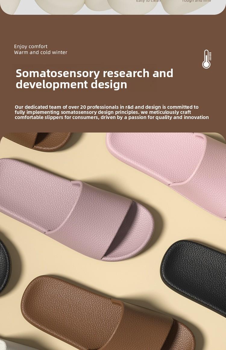 Women's summer non-slip indoor home bathroom EVA couple's home sandals men's retro style slippers