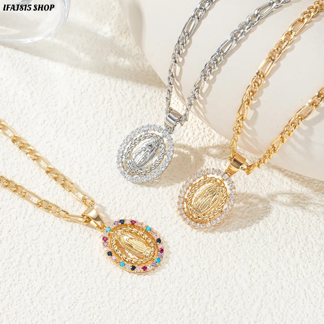 Copper Zircon Pendant Necklace, Vintage Hollow Floral Statement Necklace, Retro Layered Chain Jewelry, Dainty Sparkling Charm Necklace for Women, Everyday Wear, Date Night, Party & Gift