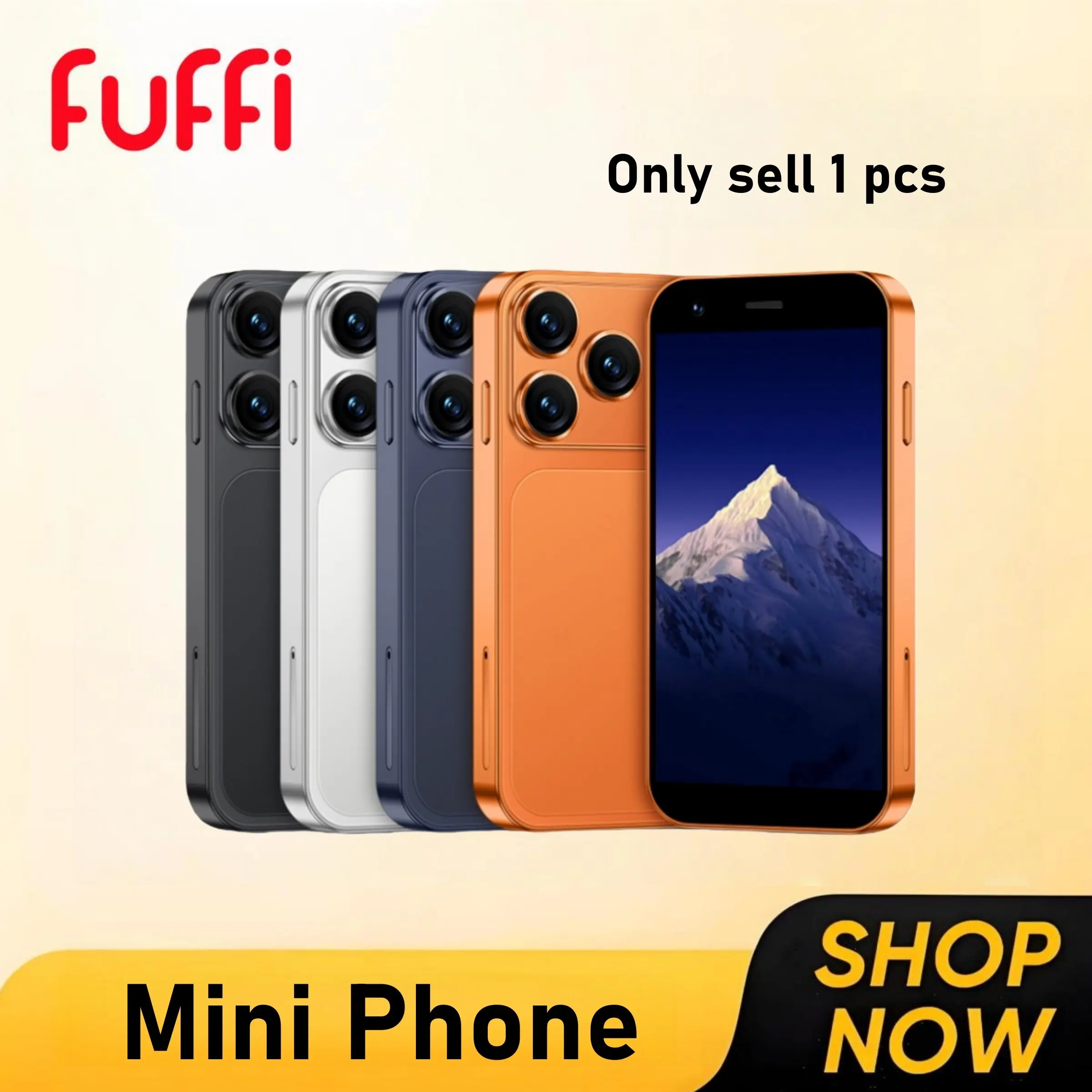 FUFFi-Mini Phone, 3.0 Inch Screen, 2+16GB ROM, Android 8.1, Dual Sim Card, USB PD Charging, Fashionable Mobile Phone