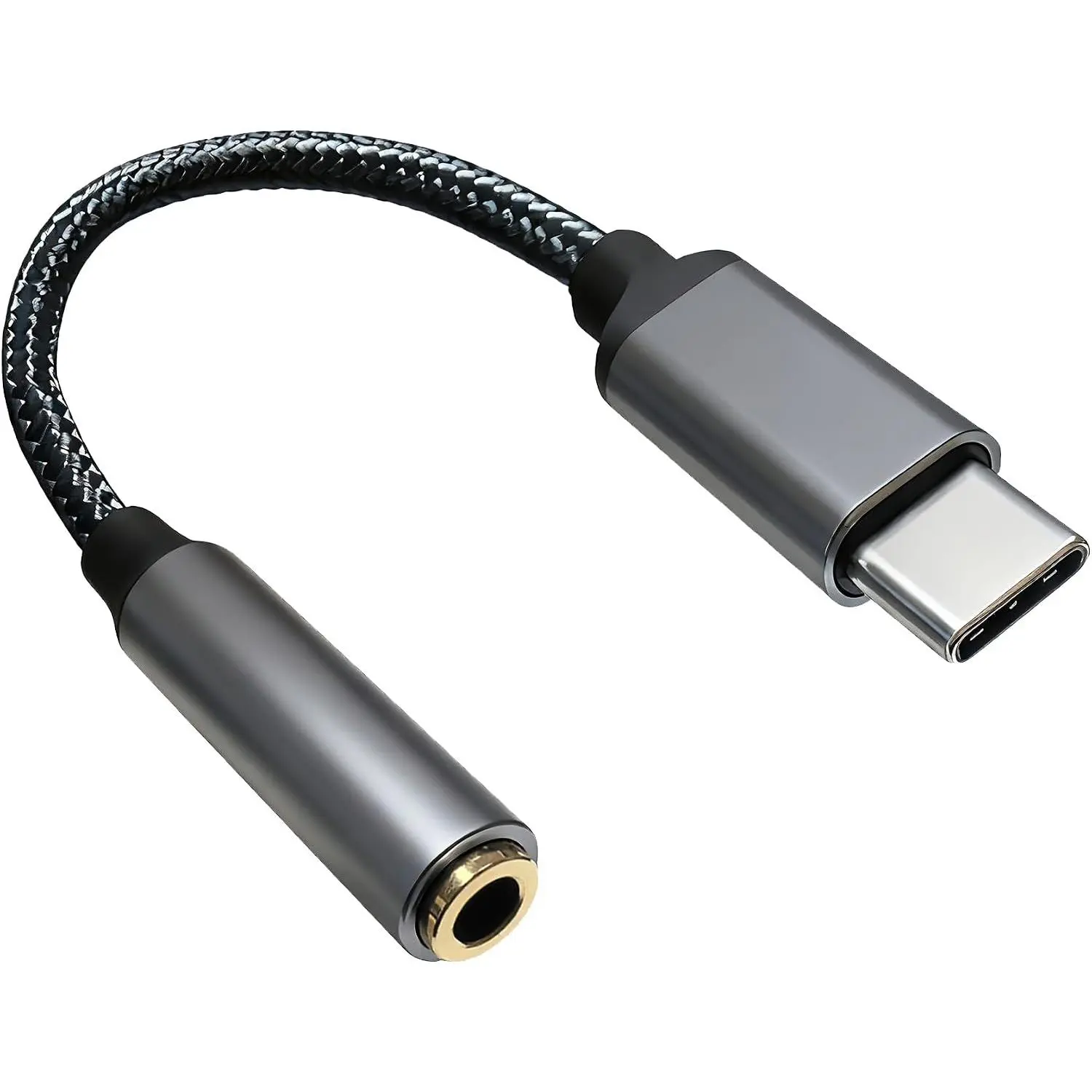 USB-C to 3.5mm Headphone Jack Adapter,Type-C to Aux Audio Female Adapter