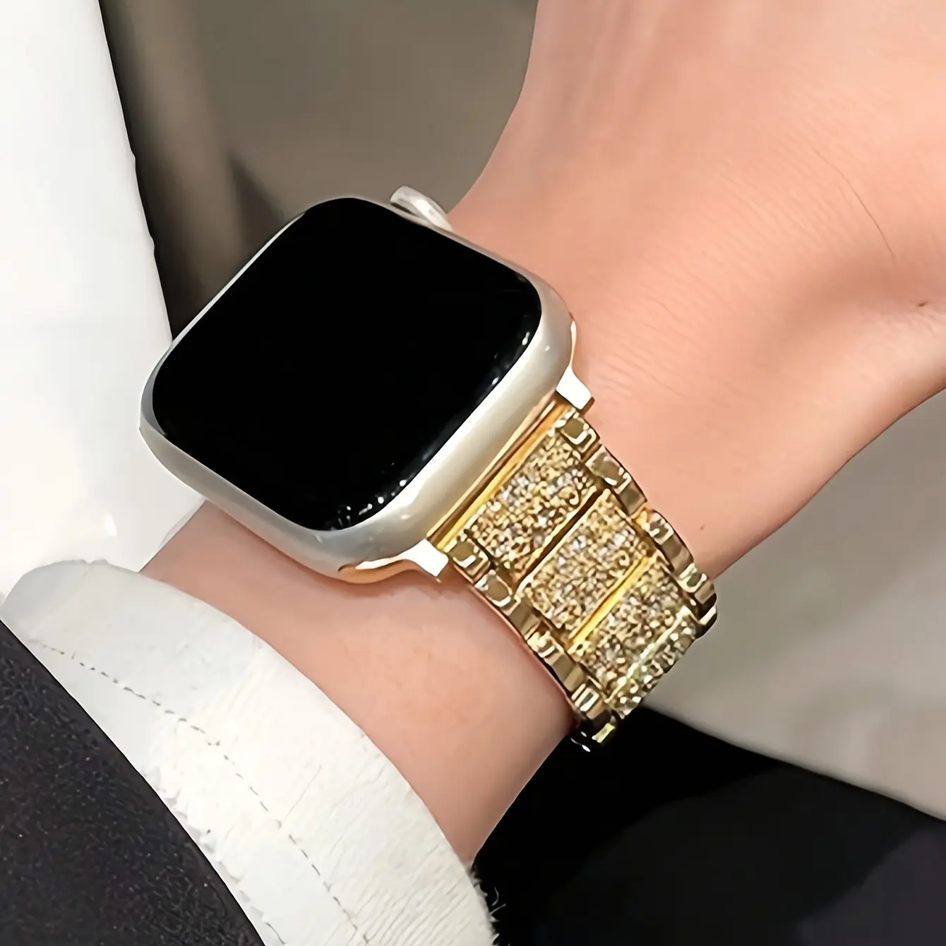 Compatible for iWatch 38mm 40mm 41mm 42mm 44mm 45mm 46mm Metal Band, High Quality Stainless Steel, Suitable for iWatch Series Ultra 3 2 11/10/9/8/7/6/5/4/3/2/1/SE wearable smart watch accessory
