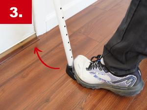 Securityman Door Security Bar with Alarm| Sliding Door Security| Door Stopper (120 dB Extra Loud Alarm) Enjoy Peace of Mind with Durable, Heavy Duty Door Jammer Door Stop Alarm Stick Inside