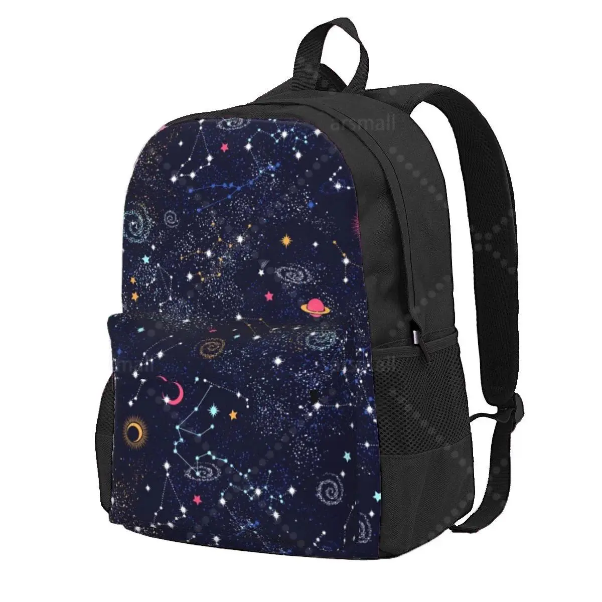 Space Planet Backpacks Lightweight School Bag Student Bookbag Unisex Laptop Daypacks for Travel Hiking Camping