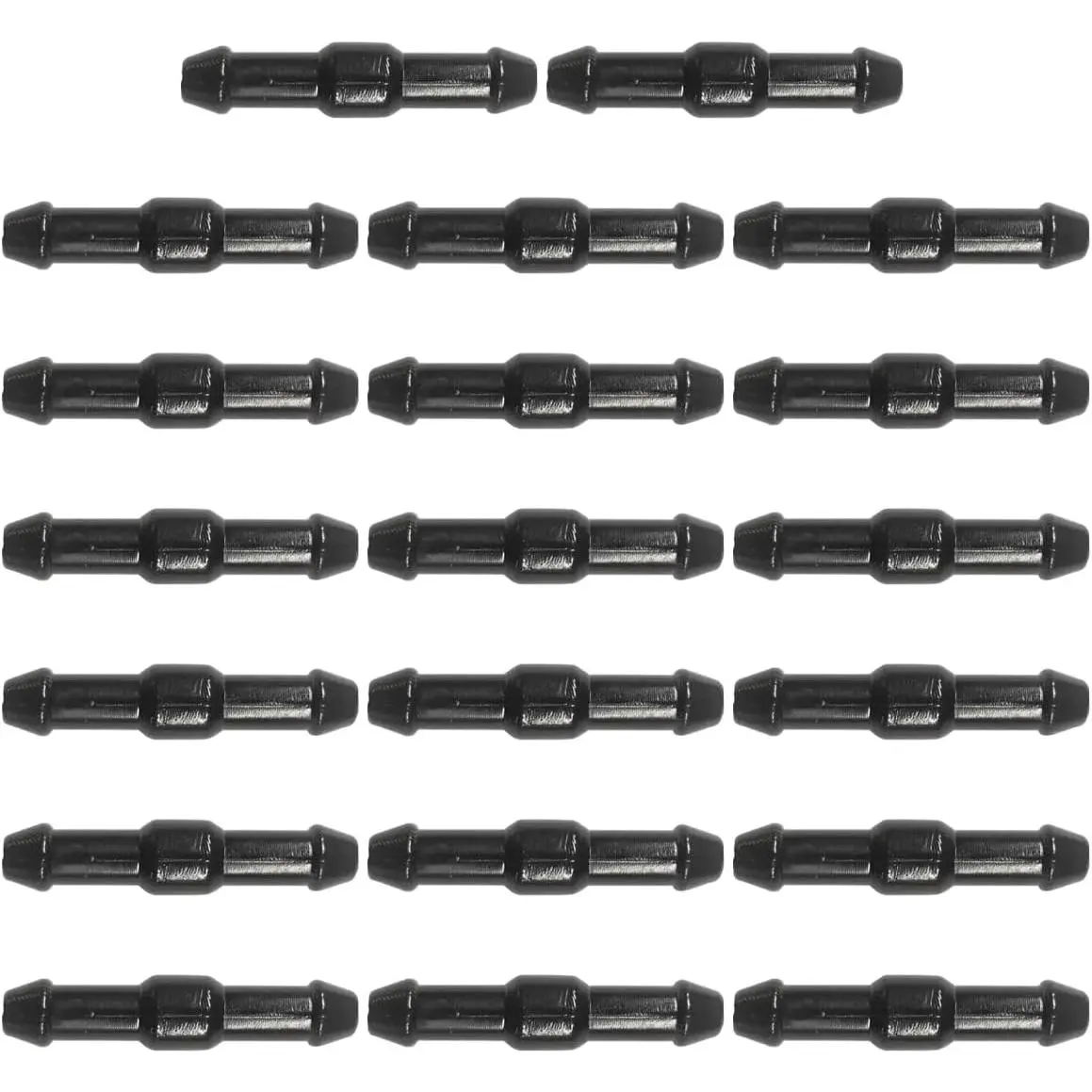 20 count Windshield Washer Hose Connectors, 2-Way I-Type Tube Pipe Fitting & Wiper Hose Adapter,  Windshield Wiper Hoses Connector Splitter  for  Washer Nozzle