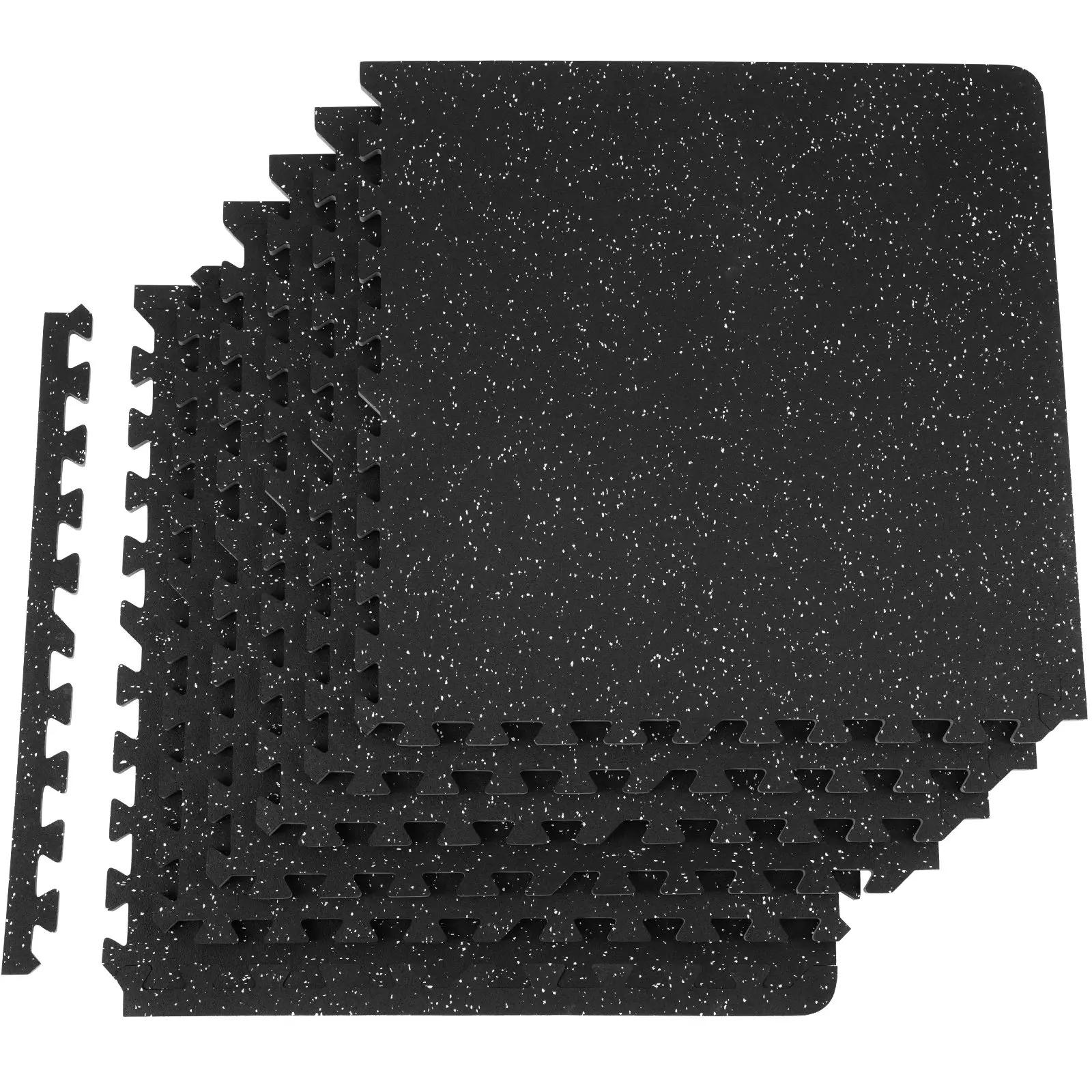 EVA Interlocking Foam Floor Mats, 0.56 in Thickened 6 Pcs Puzzle Rubber Tiles, 24x 24 in Exercise Floor Mat for Workout Fitness, Heavy Duty Flooring Mats for Home, Gym, Office-24 Sq Ft