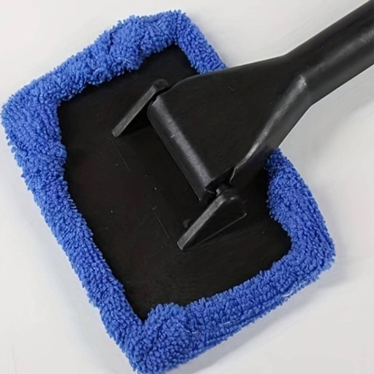 Car Windshield Cleaning Brush, 1 Piece Multifunctional Car Window Cleaning Brush with Long Handle, Anti-Fog Dustproof Car Cleaning Tool