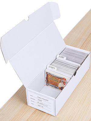 Trading-Card Storage Box, 8-Pack • 1000 Count Corrugated Cardboard Storage Box with dividers & labels for TCG/Magic/Mtg storage and Collection, 14.4 INCH Horizontal Trading-Card Storage Box, 8-Pack • 1000 Count Corrugated Cardboard Storage Box with dividers & labels for TCG/Magic/Mtg storage and Collection, 14.4 INCH Horizontal