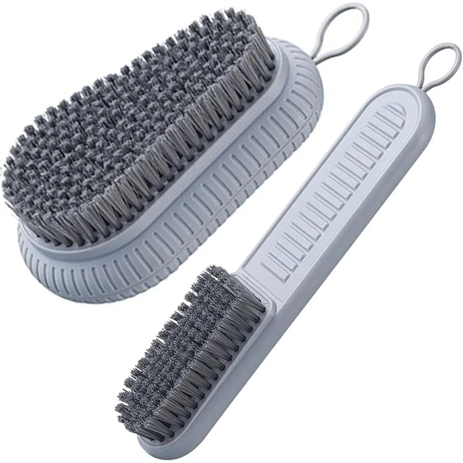 2pcs Cleaning Brushes – Soft Bristle Laundry Brush, Clothing, Underwear, and Shoe Scrub Brush; Comfort-Grip Household Cleaning Tool, Suitable for Countertops and Bathtubs, Blue
