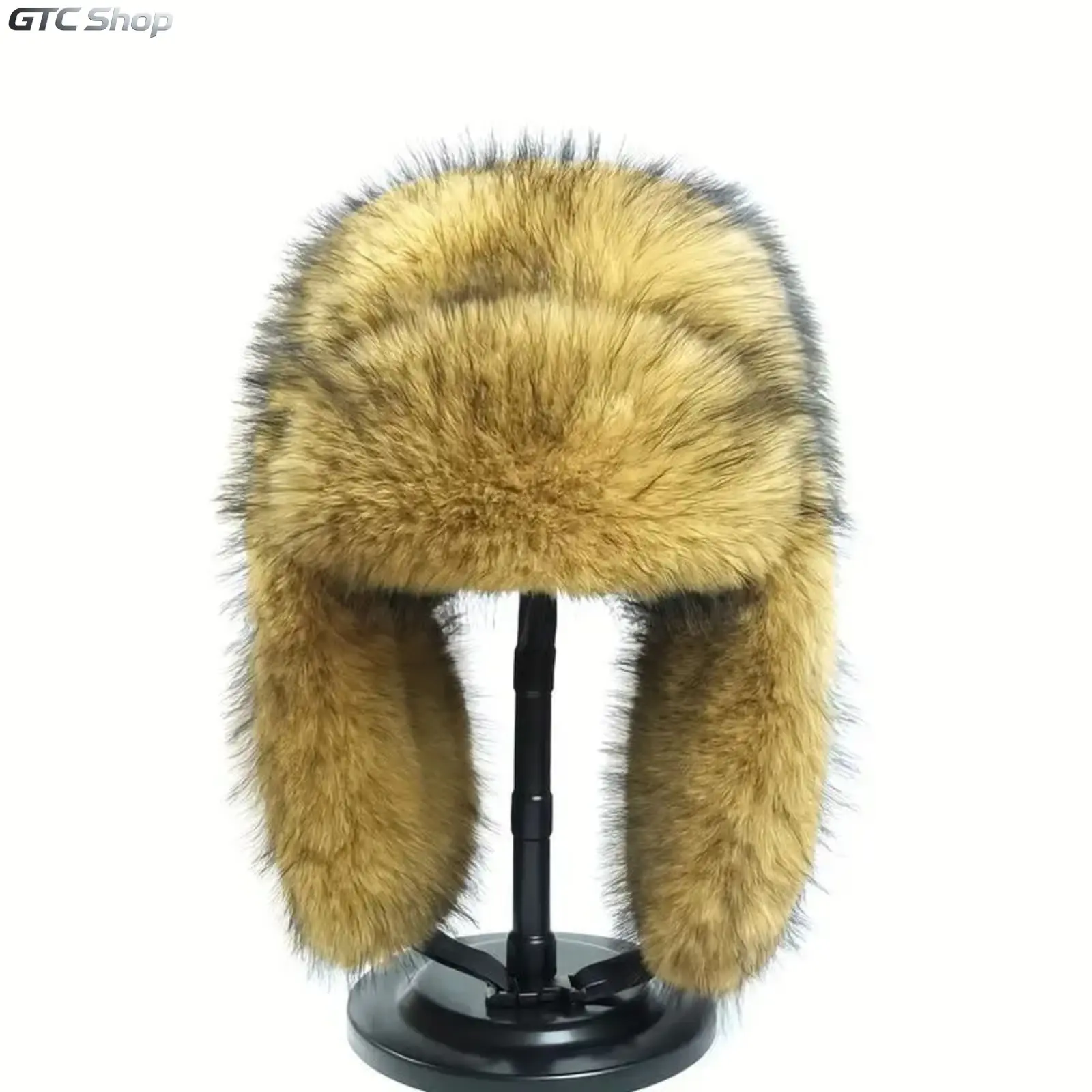 Cold Weather Warm Hat  Trending Vintage Ushanka  Faux Fur Thickened Insulation  Ear Guard Hook-and-Loop Fit  Elegant Pilot Fisherman Headwear  Suitable for Ski Camping Cycling Daily Outdoor Activities