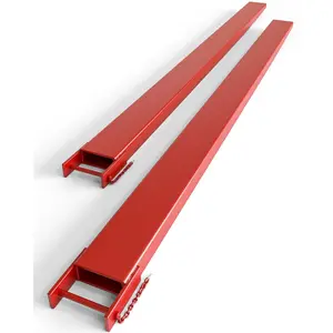 Heavy Duty Alloy Steel Pallet Fork Extensions, 72-96 in Length Options (84 in Available), 4.5 in Width, 5500 LBS Capacity with Tire Chain, Compatible with Yale Forklift Trucks for Construction Sites