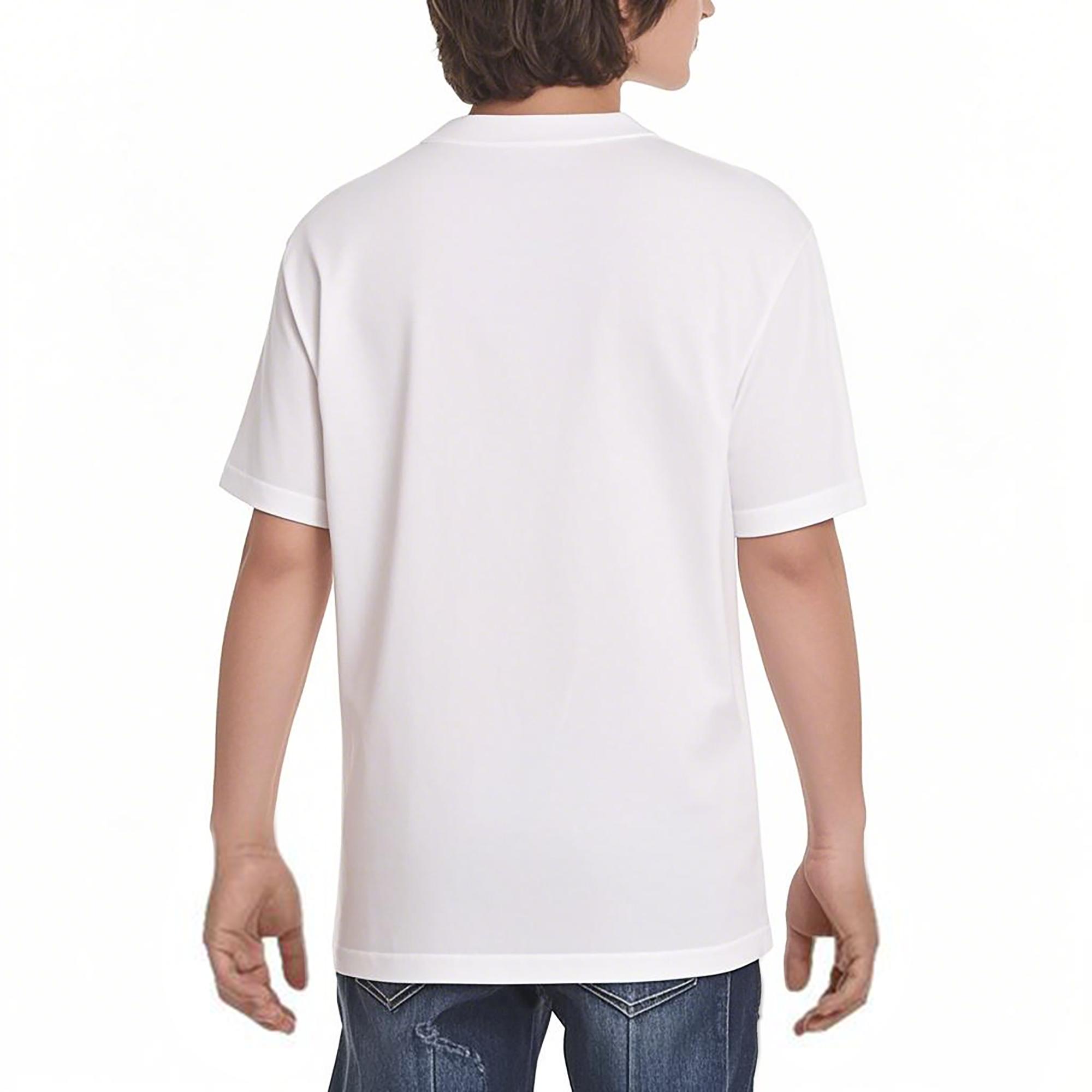 Cute Boys Graphic Tee with Stylish H2O Design in Blue and Purple on Black |   Short Sleeve, Crew Neck, Medium Stretch Fabric, Perfect for Casual Outings, Fun and Cheerful Look for Young Boys