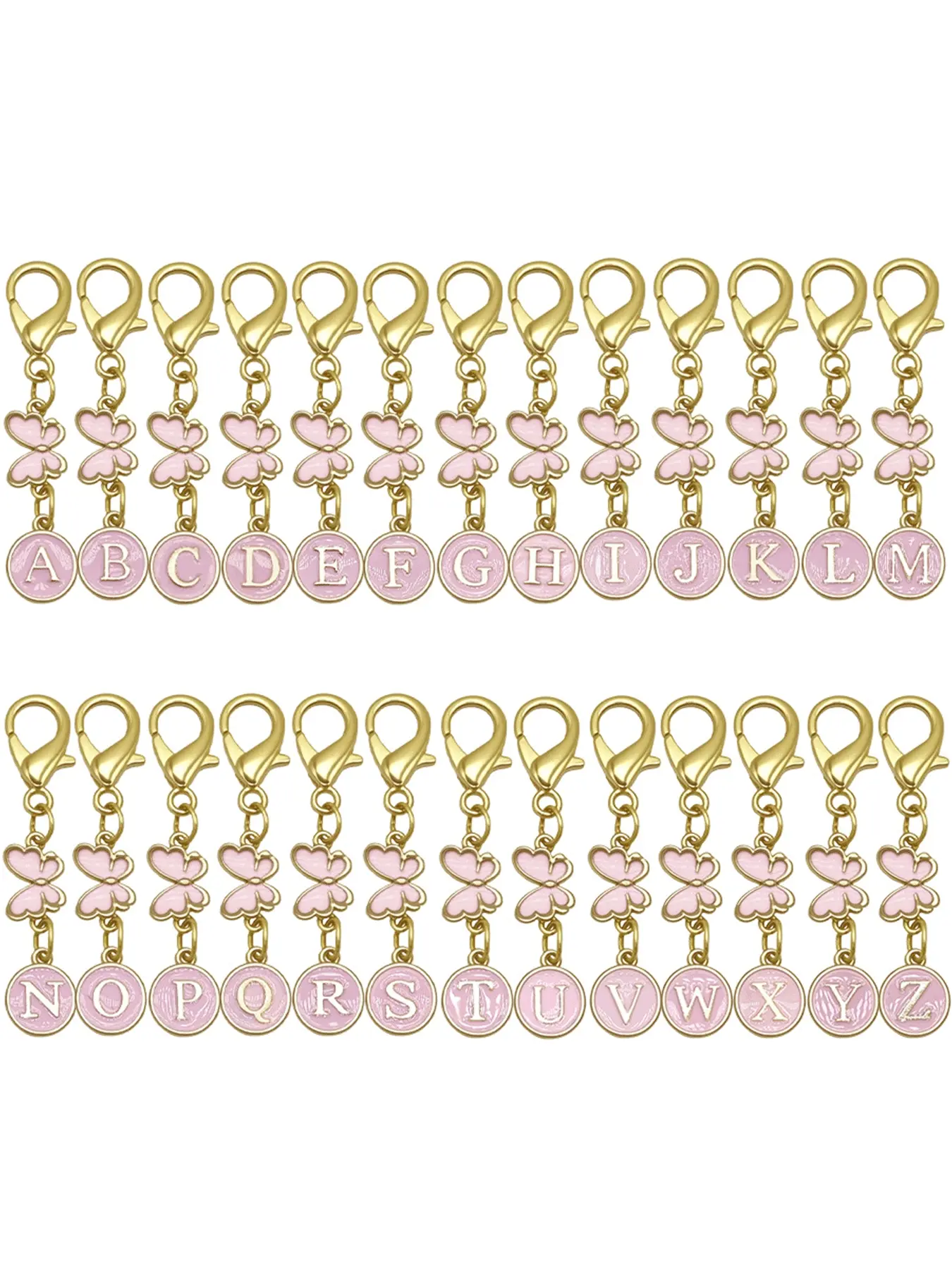 26 Butterfly Letter Keychains Set, Fashion Keychain, Perfect for Daily Backpack Accessories, Women's Jewelry, Shoe Decor, Memorable Gifts for Parties and Birthdays