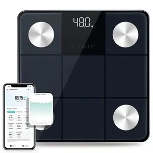 Smart Scale for Body Weight, Weight Scale with Backlight LED Display for BMI, Body Fat, Muscle Mass, 15 Body Composition, High Accurate Bluetooth Scale, Health Equipment Sync Apps 400lbs