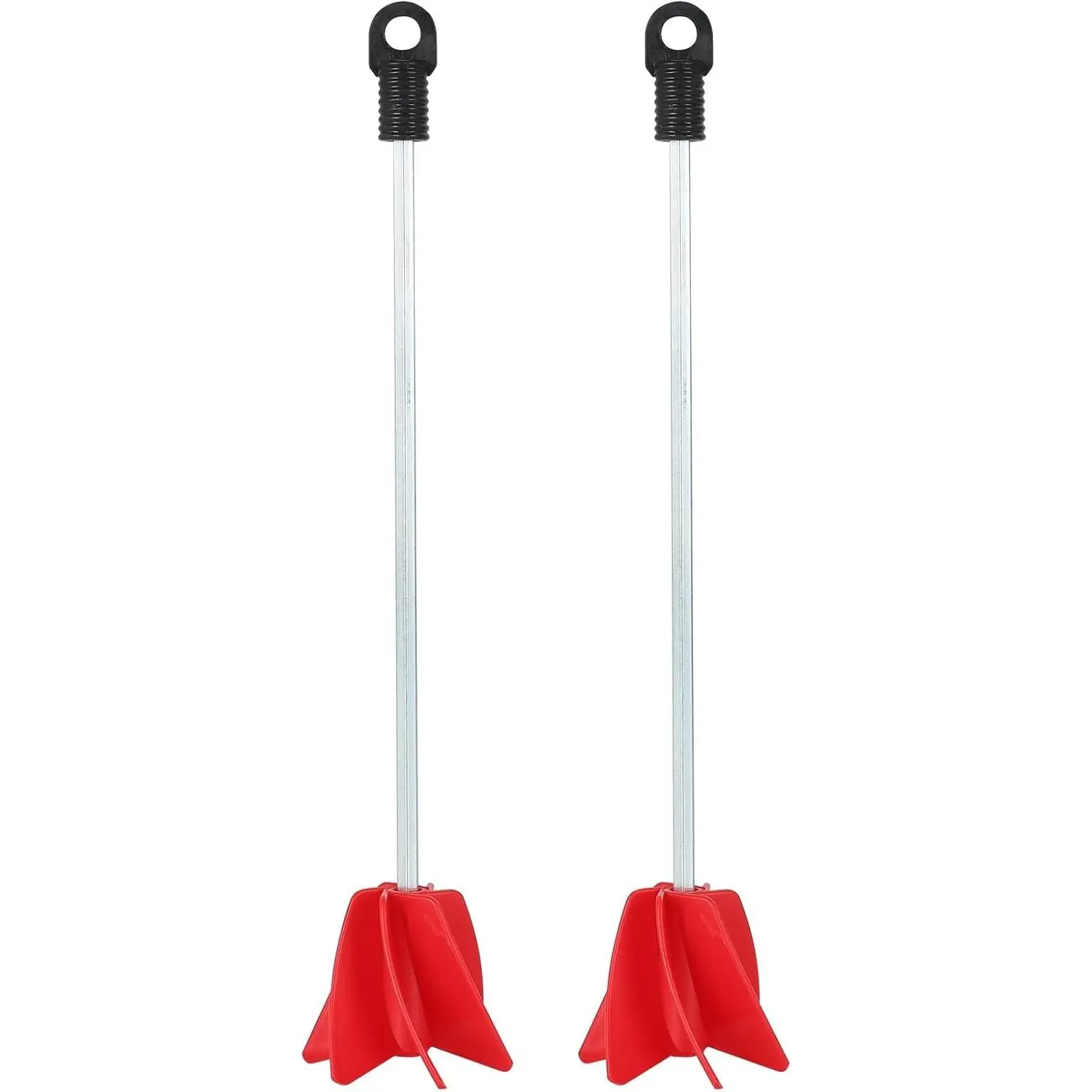 2-Pack Paint Mixer Attachment for Drill - 11.8" Industrial Stirrer Paddle, 1 to 5 Gallon Epoxy Resin Mixer (Fits Concrete, Silicone, Thick Materials) (2 Pcs)