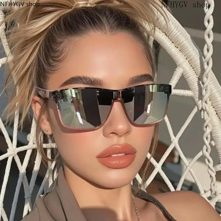 Unisex Y2K Solid Color Polarized Sunglasses, Lightweight Square Oval Small Frame UV Protection Shades, Trendy Casual Eyewear Accessory for Daily Styling Outdoor Sports And All-Day Outdoor Activities