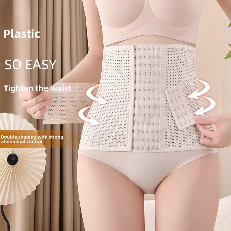 Adult women's abdominal support belts and corset belts, waist-restricting products.