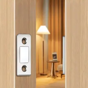 10 Pairs No-Drill Cabinet Magnetic Catch, Strong Adhesive Door Clasp for Cabinets, Drawers and Windows