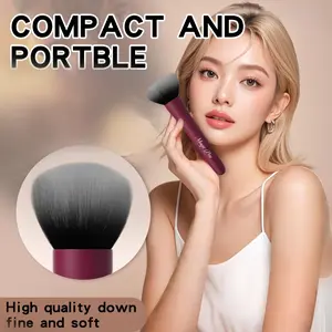 Electric Makeup Brush Set, Powder Foundation Brushes, Multi-Functional Eyelid Face Cleaning Tools, Detachable & Portable Cosmetic Brushes
