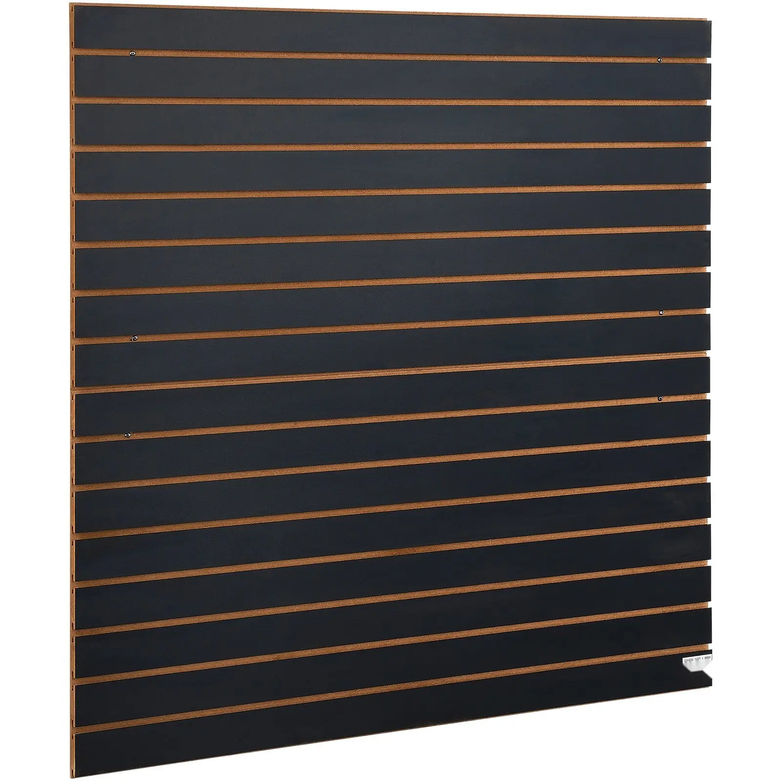 Slatwall Panels 4 Ft By 2 Ft Black Garage Wall Panels 24 In High By 48 In Long Set Of 2 Heavy-Duty Wall Organizer Panels For Retail Displays, Garage Storage, Workshop Organization, Tool Storage, Craft Room, And Craft Supplies