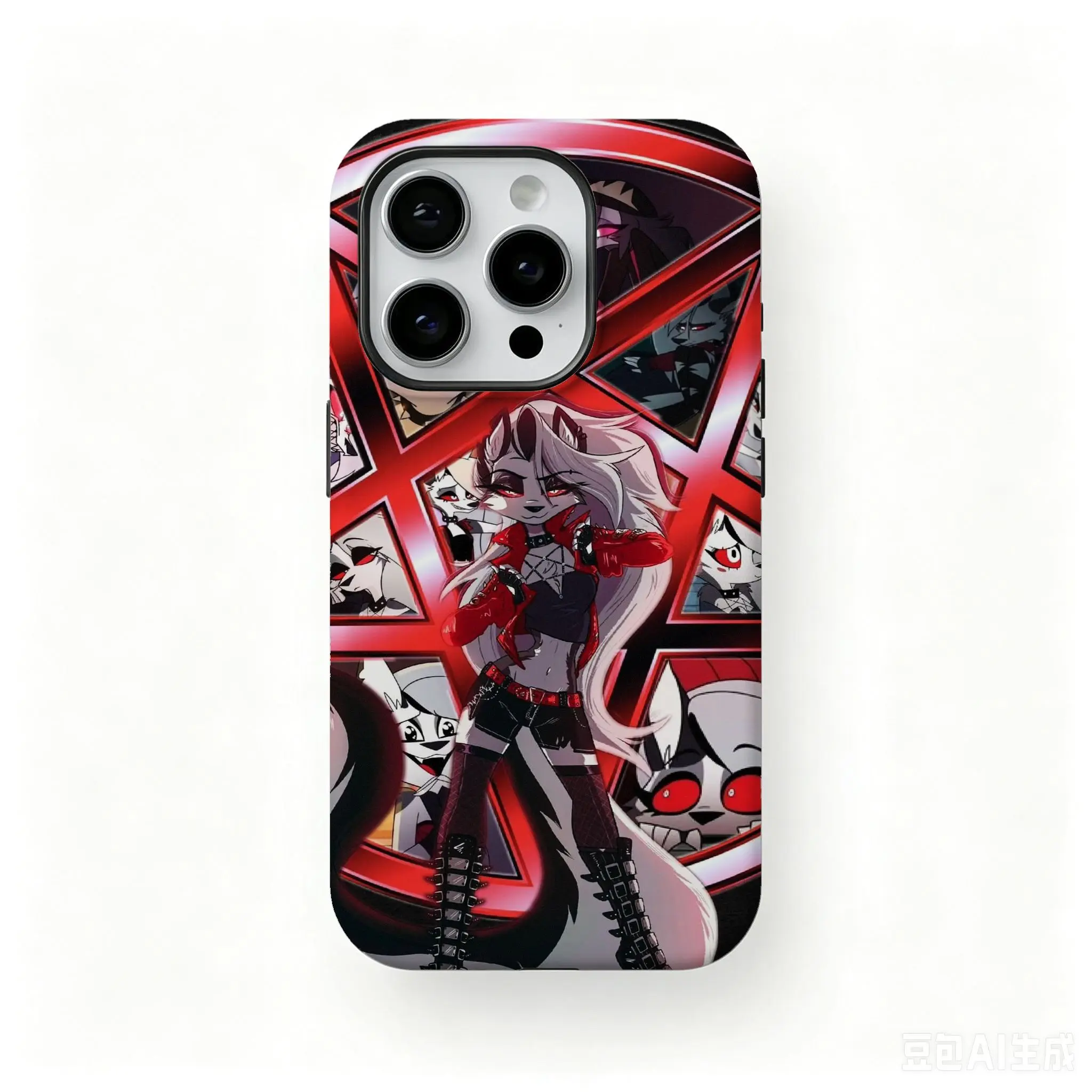 Helluva Boss 1-Piece Protective Cellphone Casing - Cover, Phone Accessories for iPhone 12-17 Plus/Pro/Max & Samsung Galaxy S22-26, Ideal Holiday Gift (Compatible with Screen Protector Devices)