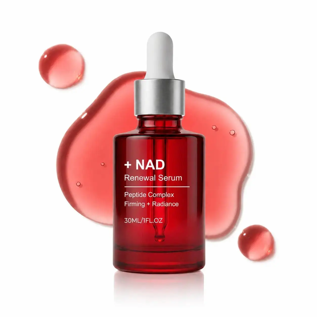 NAD+ Firming Serum | NAD+, EGF, Collagen Extract, Firming Peptide, Anti-aging, Plumping, Radiance Boosting, Firming Serum | Cares for Fine Lines, Skin Elasticity & Firmness For Youthful-looking Skin (30ml / 1.01 fl. oz.) | Korean Skincare, K-Beauty