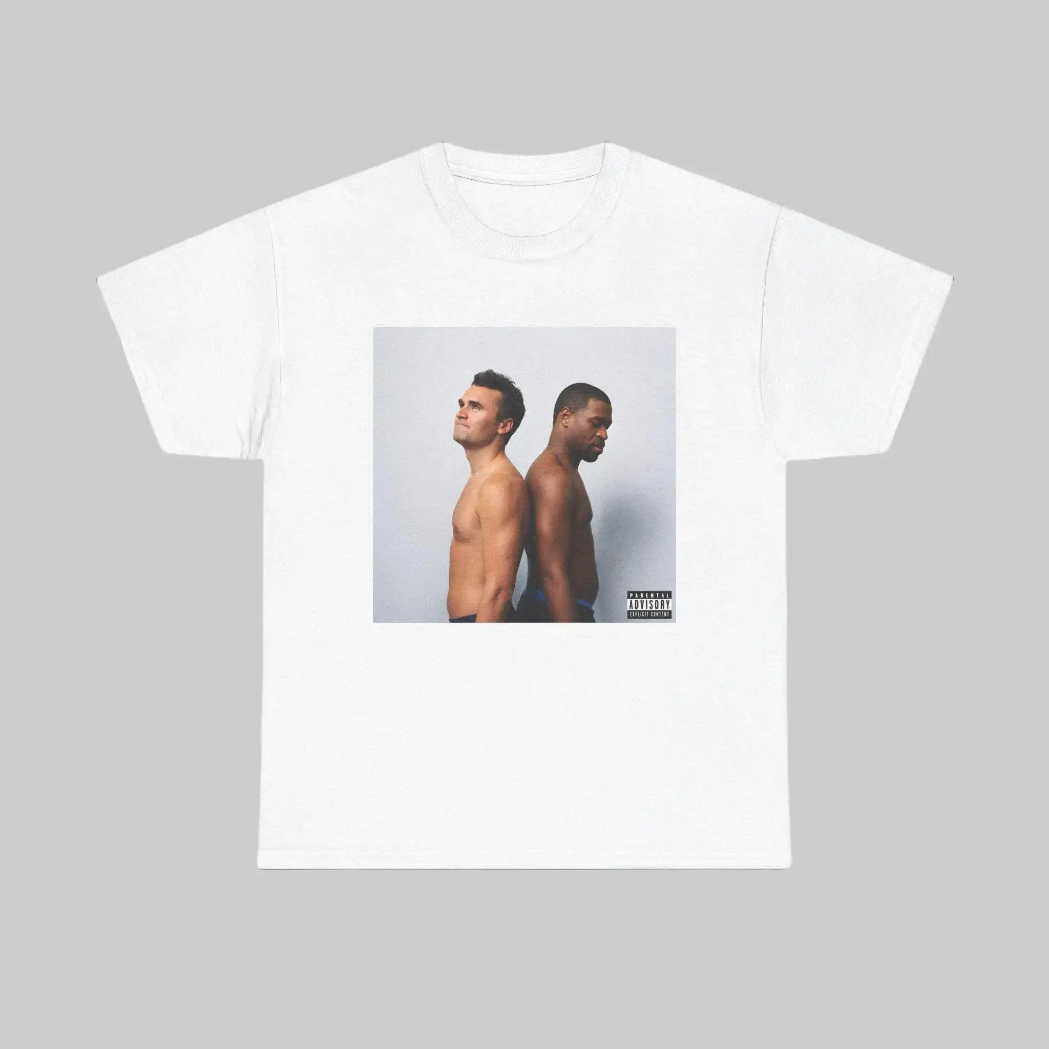 Unisex Kirk Side Floyd Shirt Graphic Cotton T-Shirt - Casual, Short Sleeve, Round Neck, Seamless, Soft, Smooth, Foldable, Digital Print, Minimalist Menswear Top