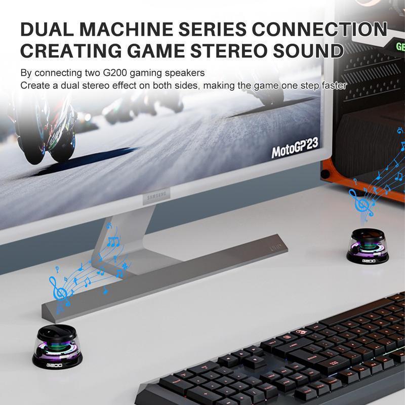 G200 Mini Tool Box Bluetooth Speaker, BT 5.3 Fast Pair, Magnetic Mount, RGB Lights & AUX, Portable Compact Metal Design with Transparent Lanyard, Clear Audio for TikTok Live & On-the-Go Music Lovers