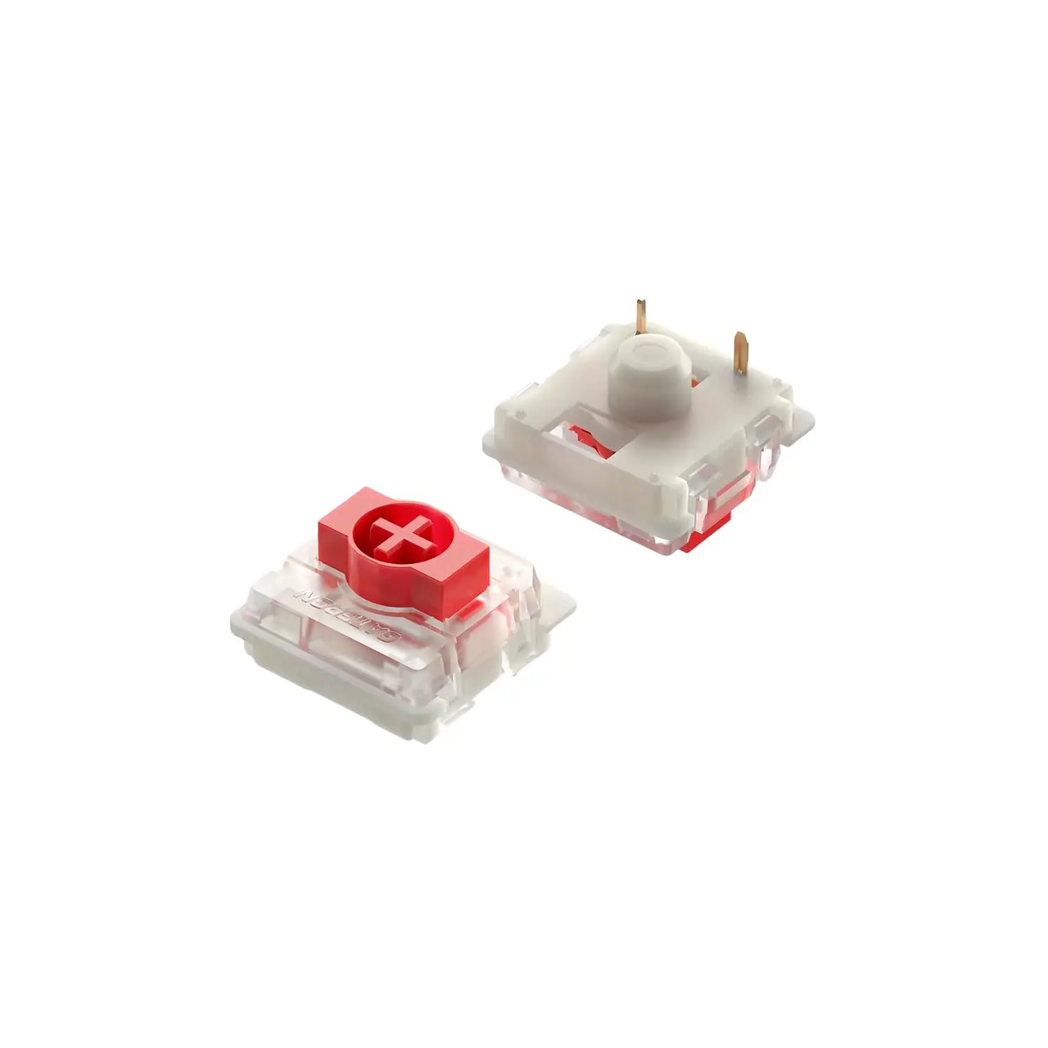 Gateron Ks-33 Low Profile v2 Key Switches for Mechanical Gaming Keyboards | Plate Mounted (Gateron Red, 10 count)