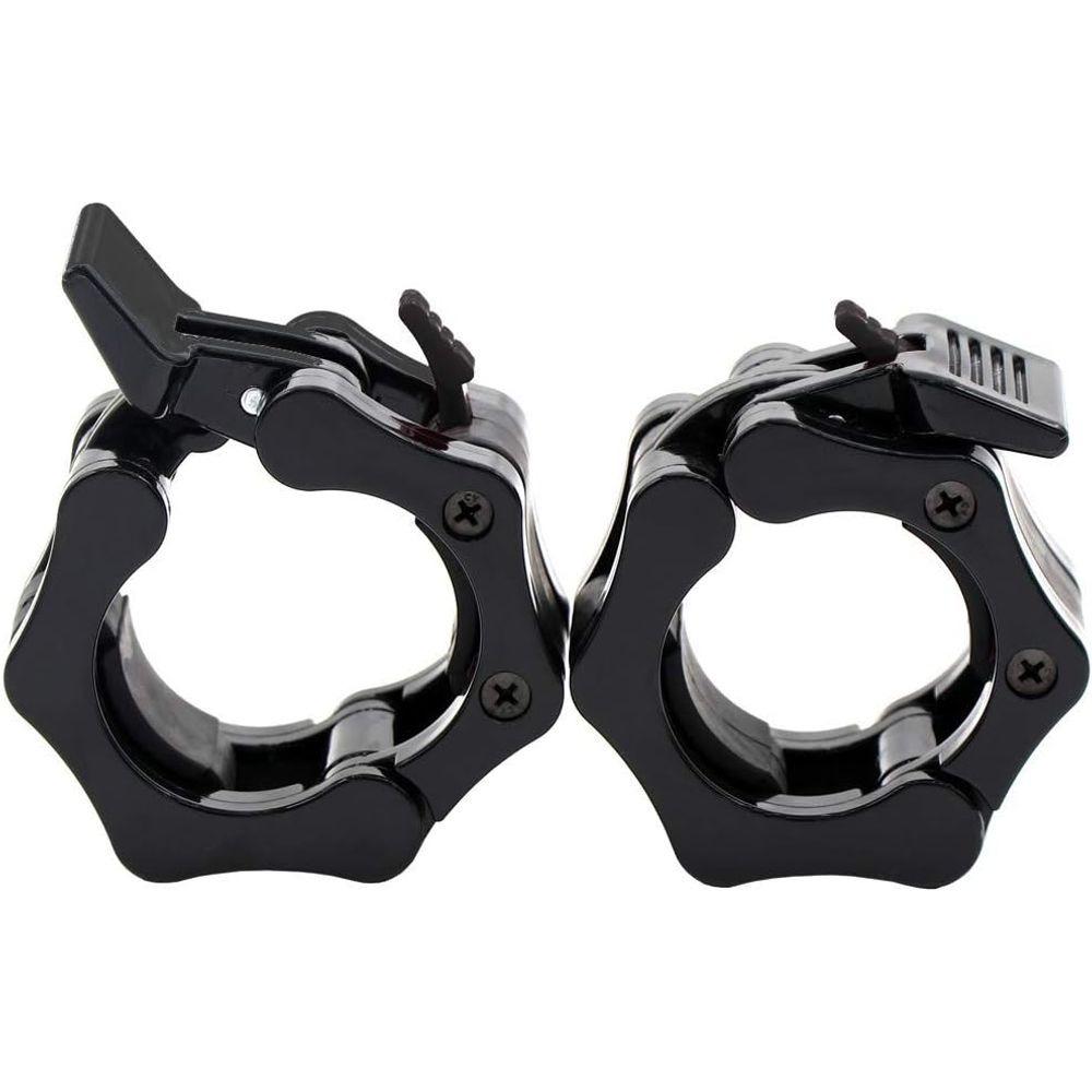 Barbell Clamps Collar (1 Pair), Exercise Collar,  Barbell Collars Dumbbell Lock Clips for Gym, Fitness Equipment Accessories