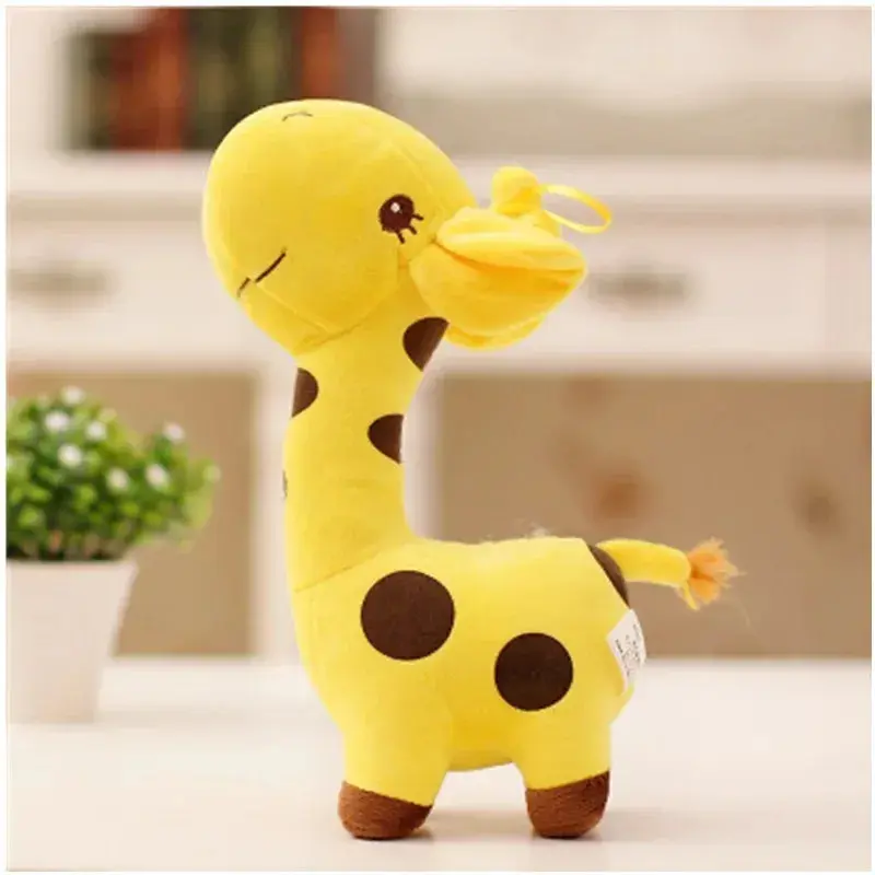 18cm Cotton-Filled Stuffed Giraffe Toy, Unisex Cute Stuffed Animals, Ages 14+ Ideal TV & Movies Themed Gift, Soft Plush Doll for Christmas & Birthday Presents
